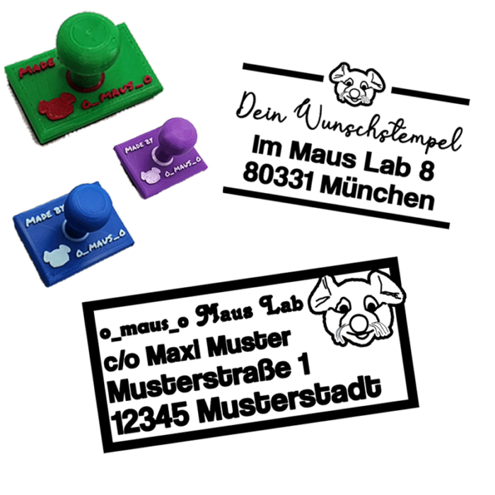 Adressstempel mit Bild – Bild 2