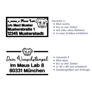Adressstempel mit Bild – Bild 4