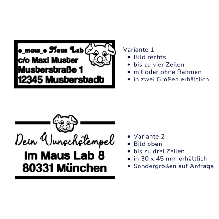 Adressstempel mit Bild – Bild 4