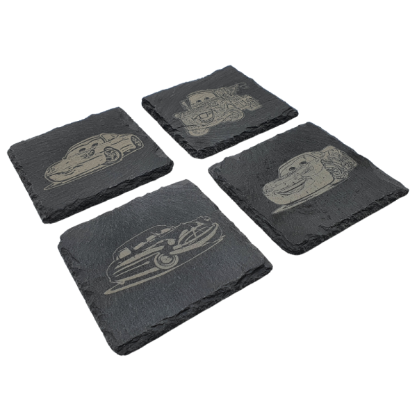 30a Schiefer Untersetzer