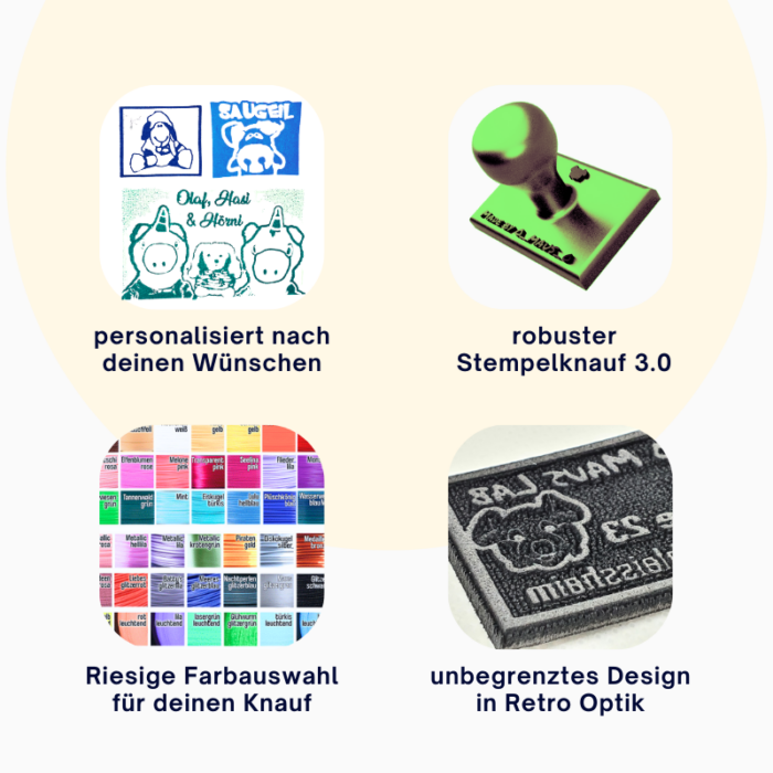 Stempel eckig – Bild 5