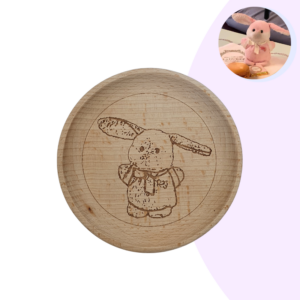 Holz Snackteller – Bild 2