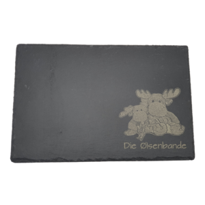 Schiefer Servierplatte