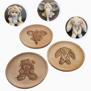 Holz Snackteller – Bild 4