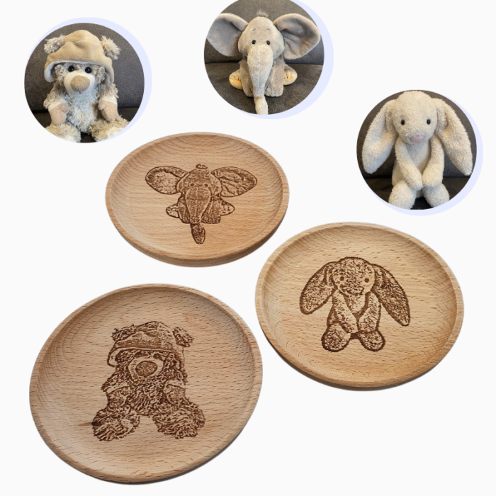 Holz Snackteller – Bild 4