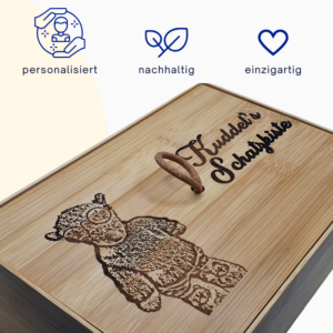 Holzbox mit Deckel – Bild 6