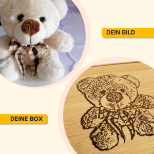 Holzbox mit Deckel – Bild 3