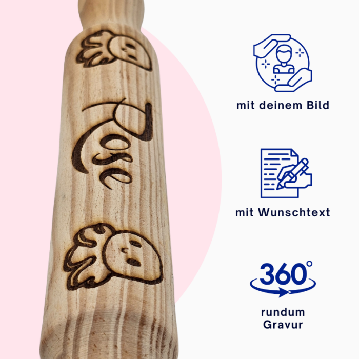 Teigroller / Nudelholz – Bild 3